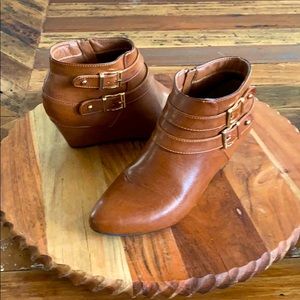 Wedge Heel Ankle Booties